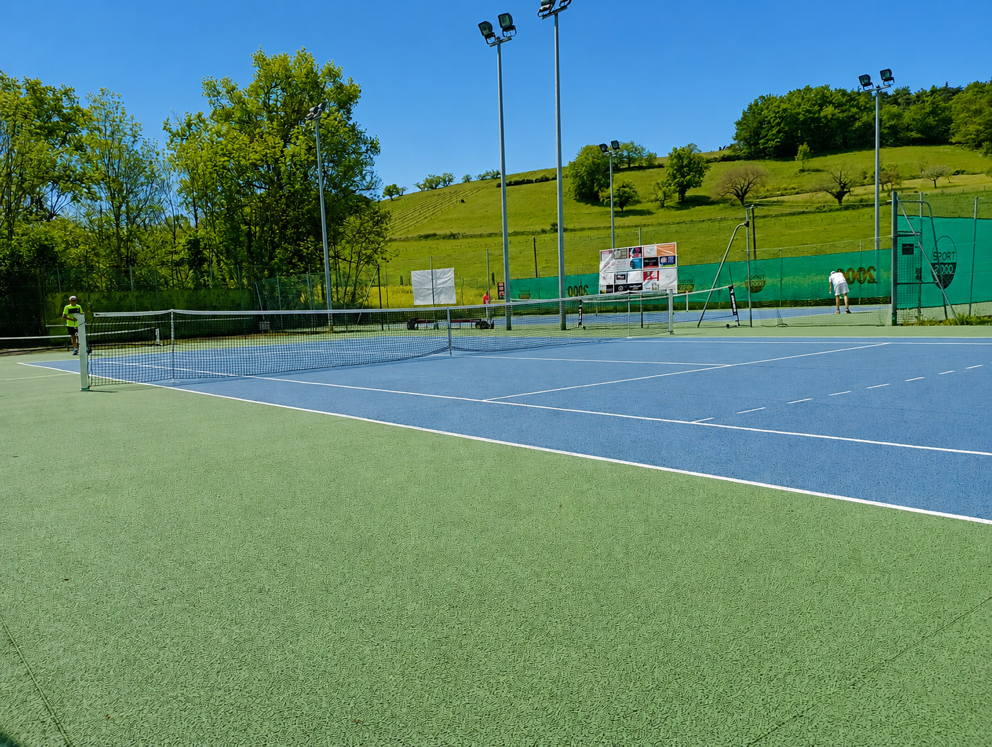 Les courts du Tennis Club Véranais