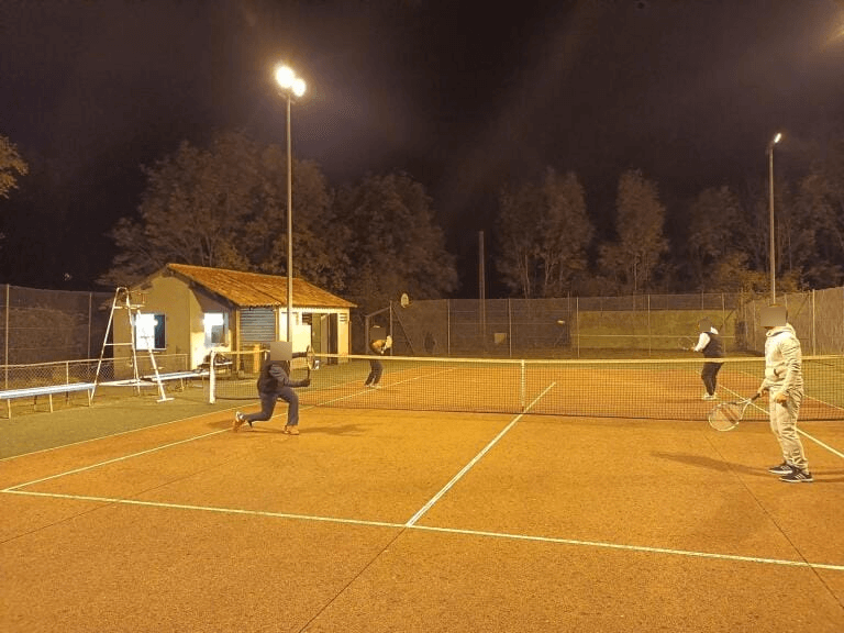 Entraînement au Tennis Club Véranais