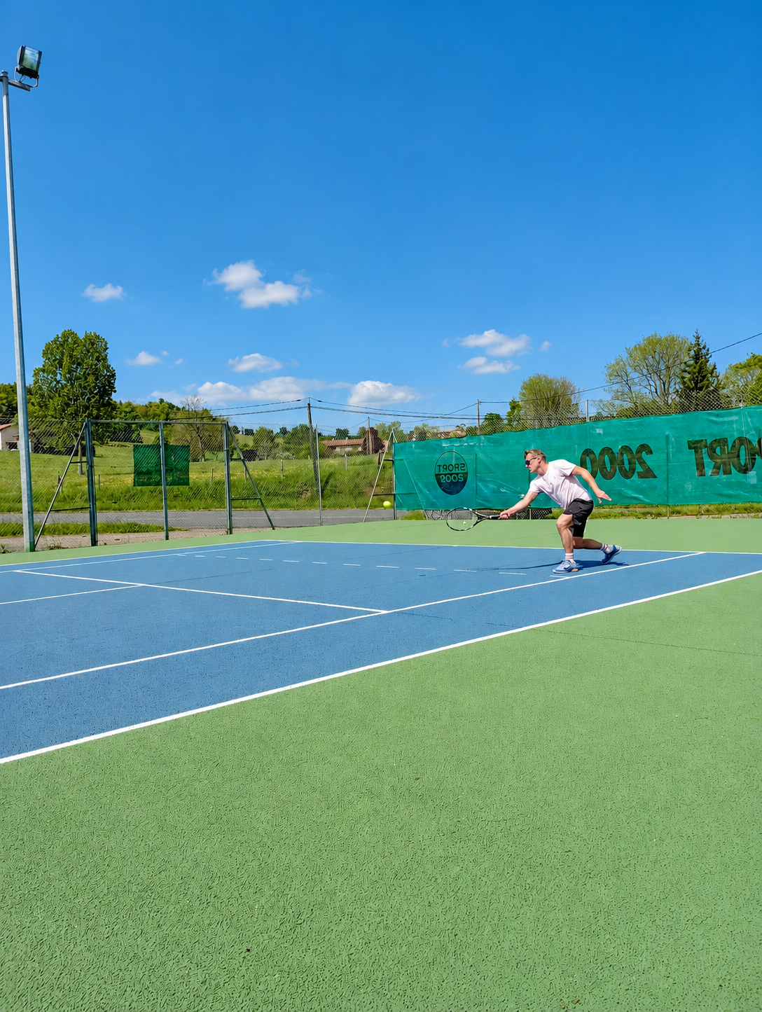 Entraînement au Tennis Club Véranais